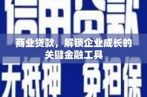 缙云商业贷款，解锁企业成长的关键金融工具