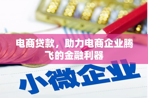 缙云电商贷款，助力电商企业腾飞的金融利器