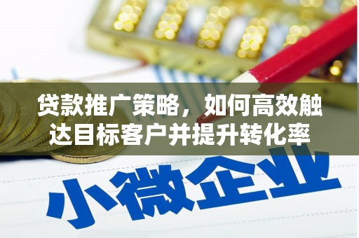 缙云贷款推广策略，如何高效触达目标客户并提升转化率