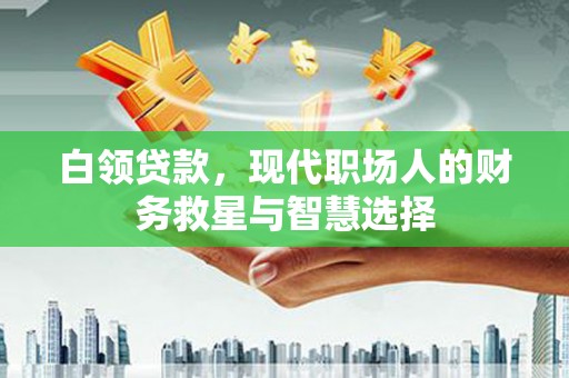 缙云白领贷款，现代职场人的财务救星与智慧选择