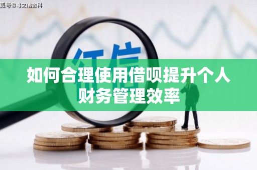 缙云如何合理使用借呗提升个人财务管理效率
