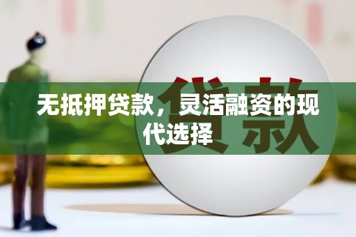 缙云无抵押贷款，灵活融资的现代选择