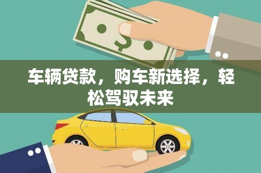 缙云车辆贷款，购车新选择，轻松驾驭未来