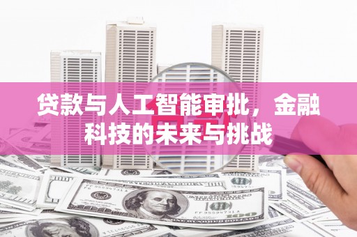 缙云贷款与人工智能审批，金融科技的未来与挑战