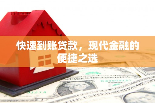 缙云快速到账贷款，现代金融的便捷之选
