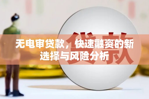 缙云无电审贷款，快速融资的新选择与风险分析