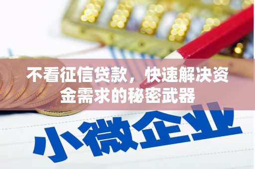 缙云不看征信贷款，快速解决资金需求的秘密武器