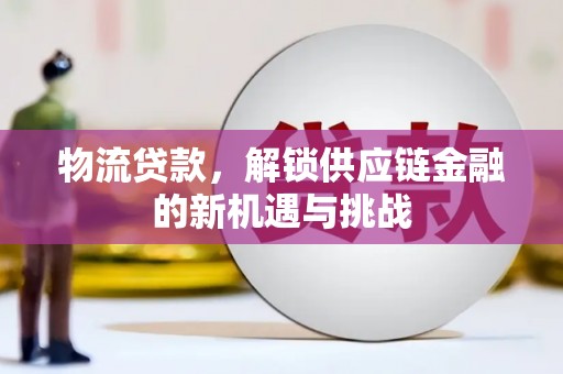 缙云物流贷款，解锁供应链金融的新机遇与挑战