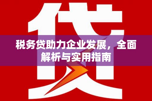 缙云税务贷助力企业发展，全面解析与实用指南