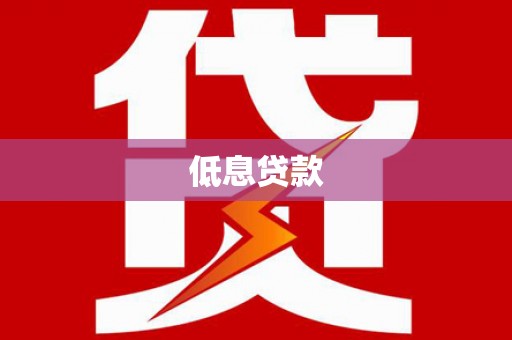 缙云低息贷款
