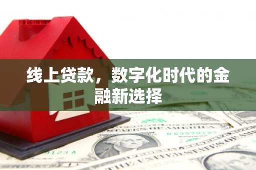 缙云线上贷款，数字化时代的金融新选择