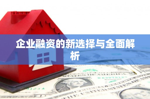 缙云企业融资的新选择与全面解析